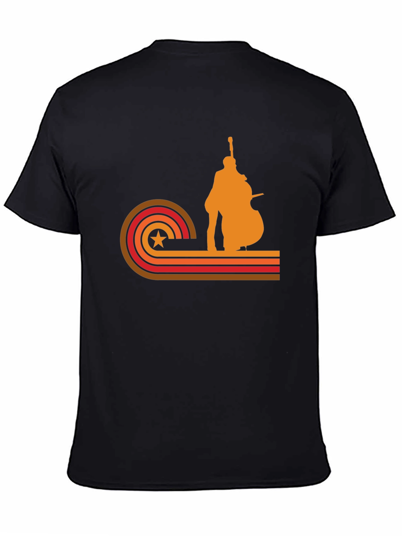 Retro Bass Player Graphic T-Shirt