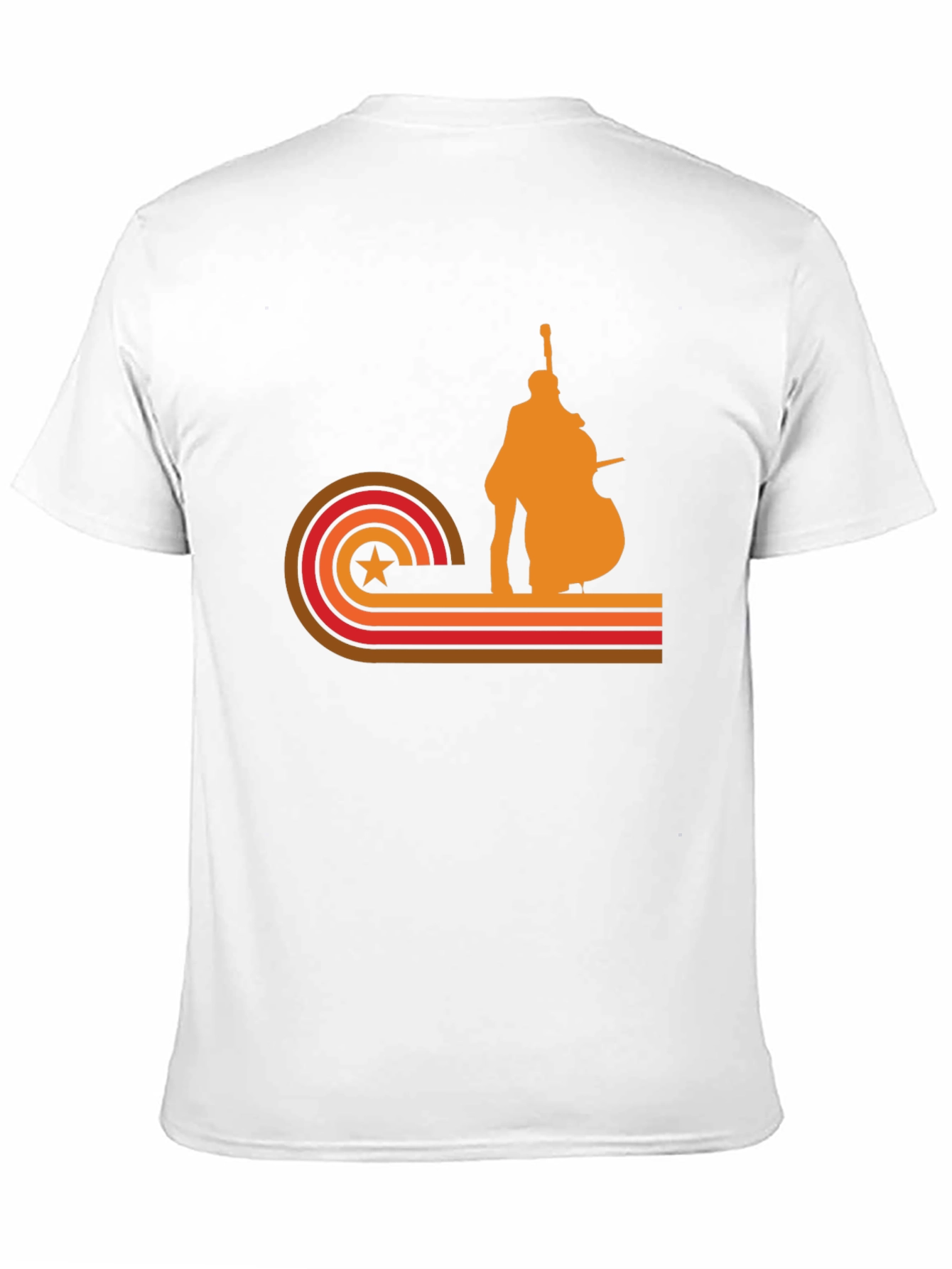 Retro Bass Player Graphic T-Shirt
