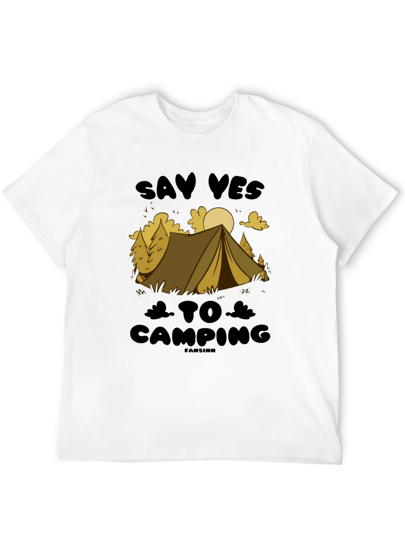Say Yes to Camping Graphic T-Shirt