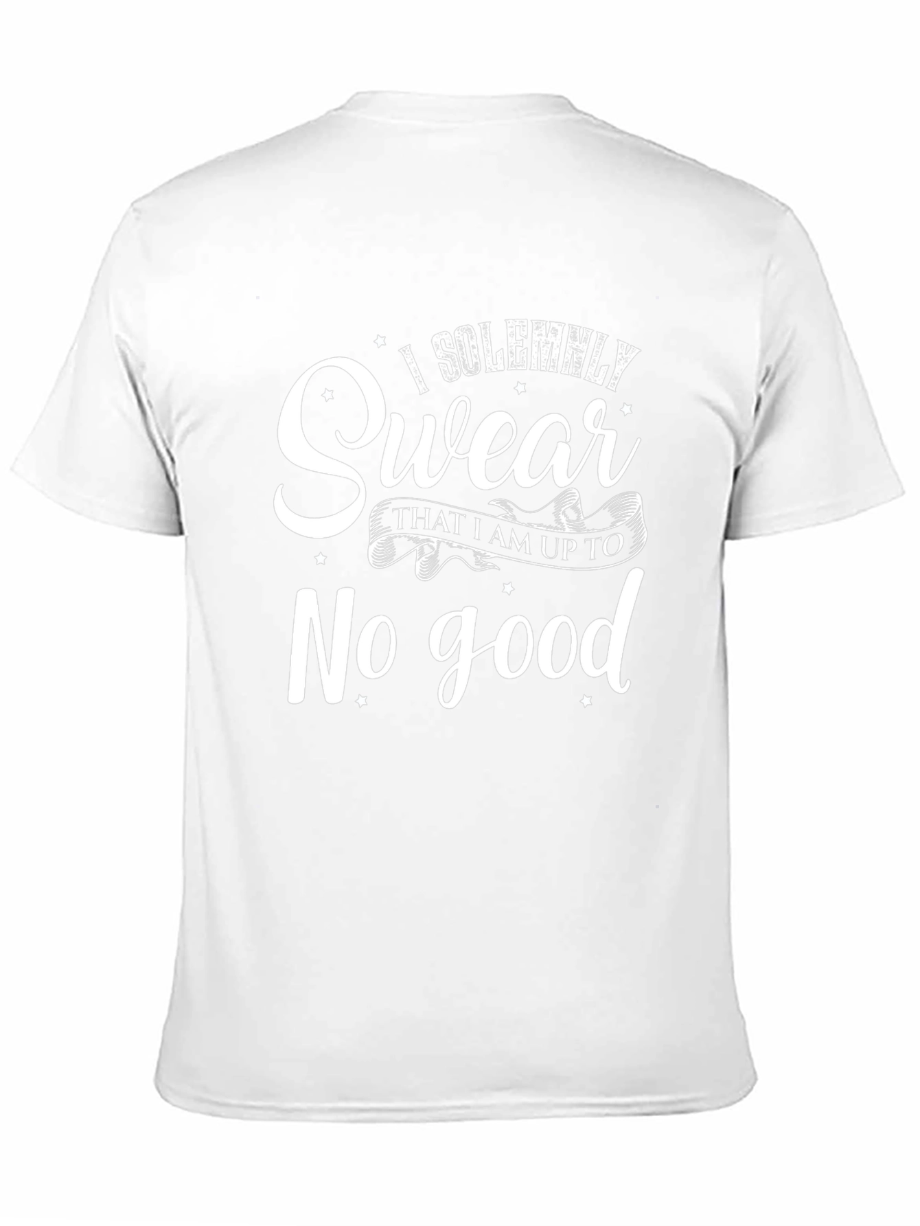 I Solemnly Swear Mens Black Graphic T-Shirt