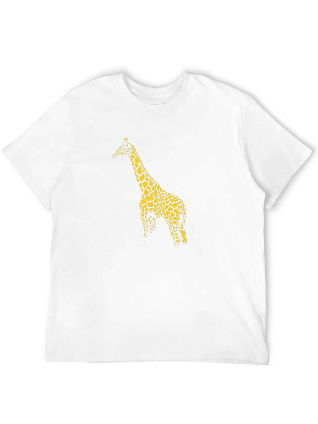 Black Giraffe Graphic Tee - Casual Style