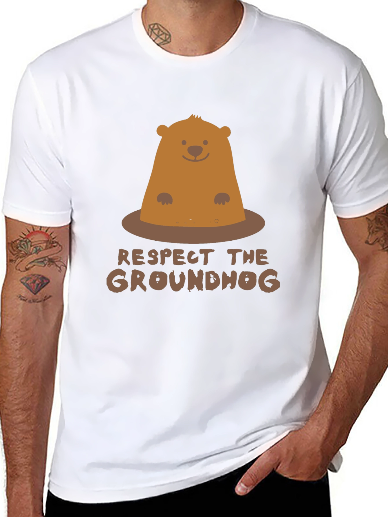 Respect the Groundhog T-Shirt