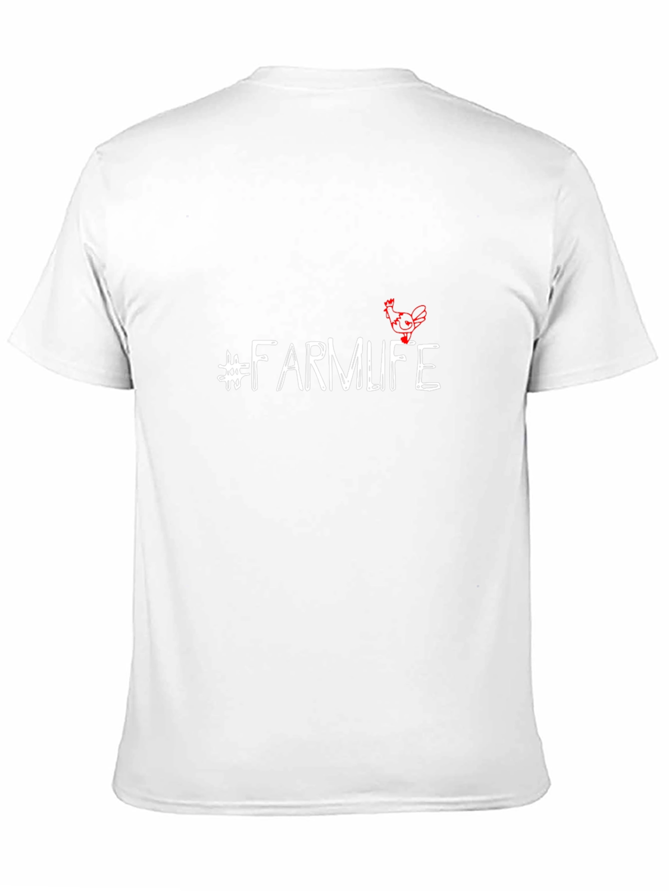 #FarmLife Chicken Graphic Tee - Unisex Black T-Shirt