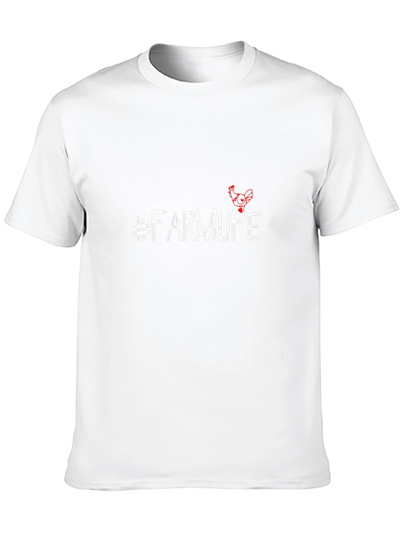 #FarmLife Chicken Graphic Tee - Unisex Black T-Shirt