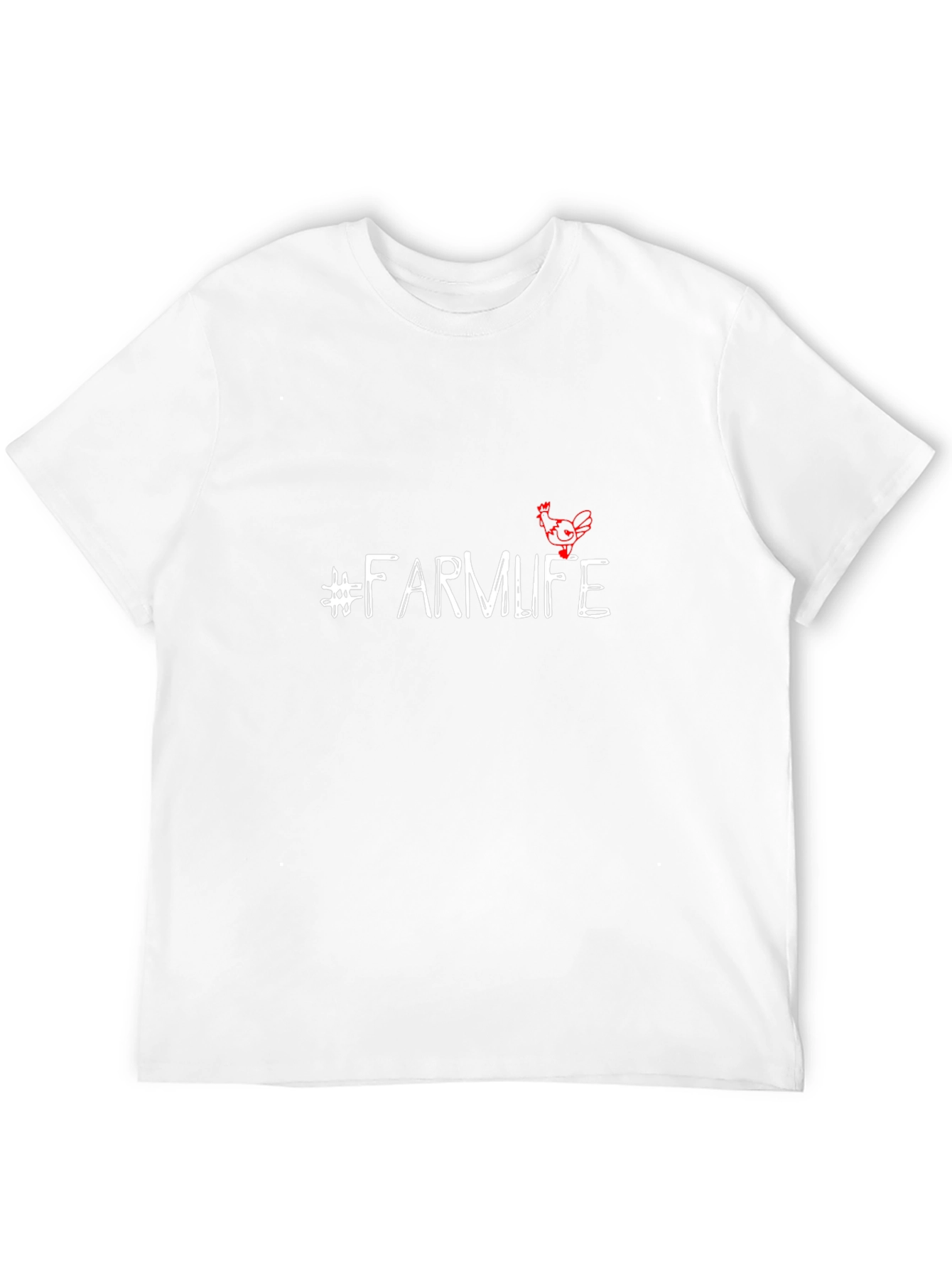 #FarmLife Chicken Graphic Tee - Unisex Black T-Shirt