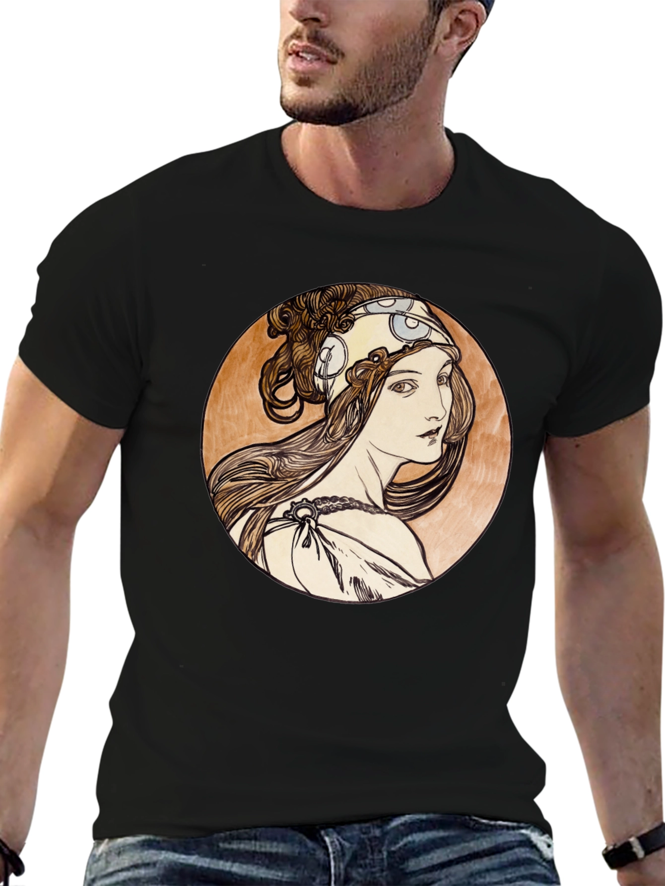Art Nouveau Woman Graphic Tee