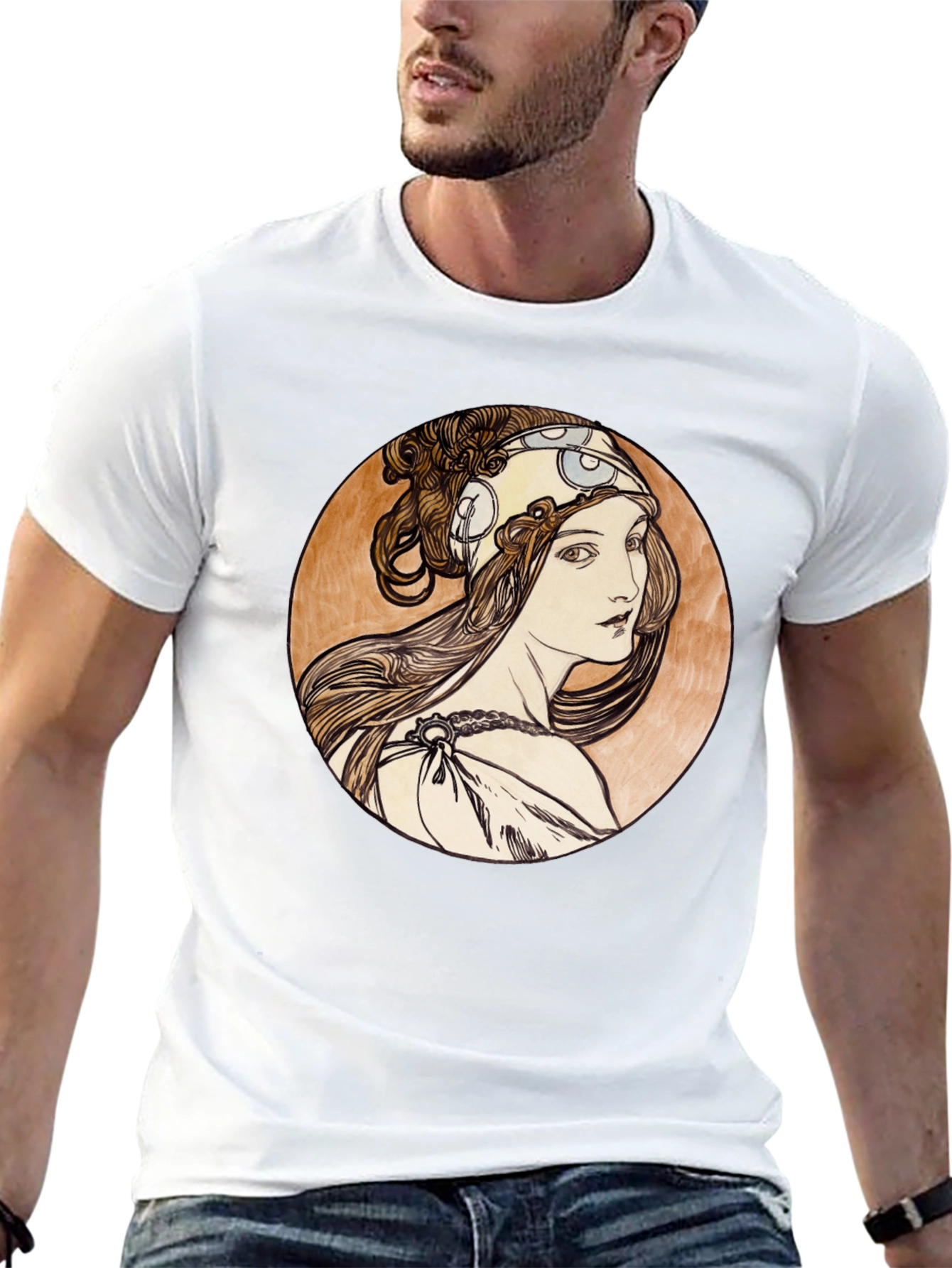 Art Nouveau Woman Graphic Tee