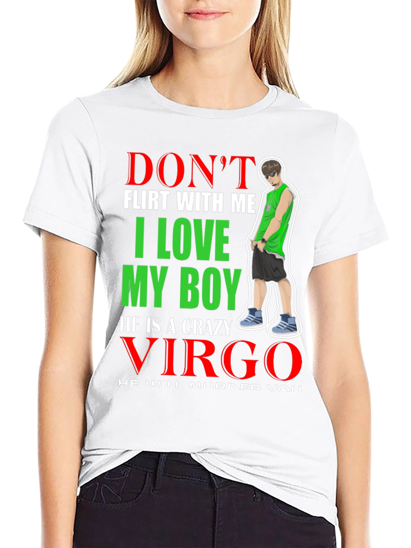 Dont Flirt With Me Virgo Boyfriend T-Shirt