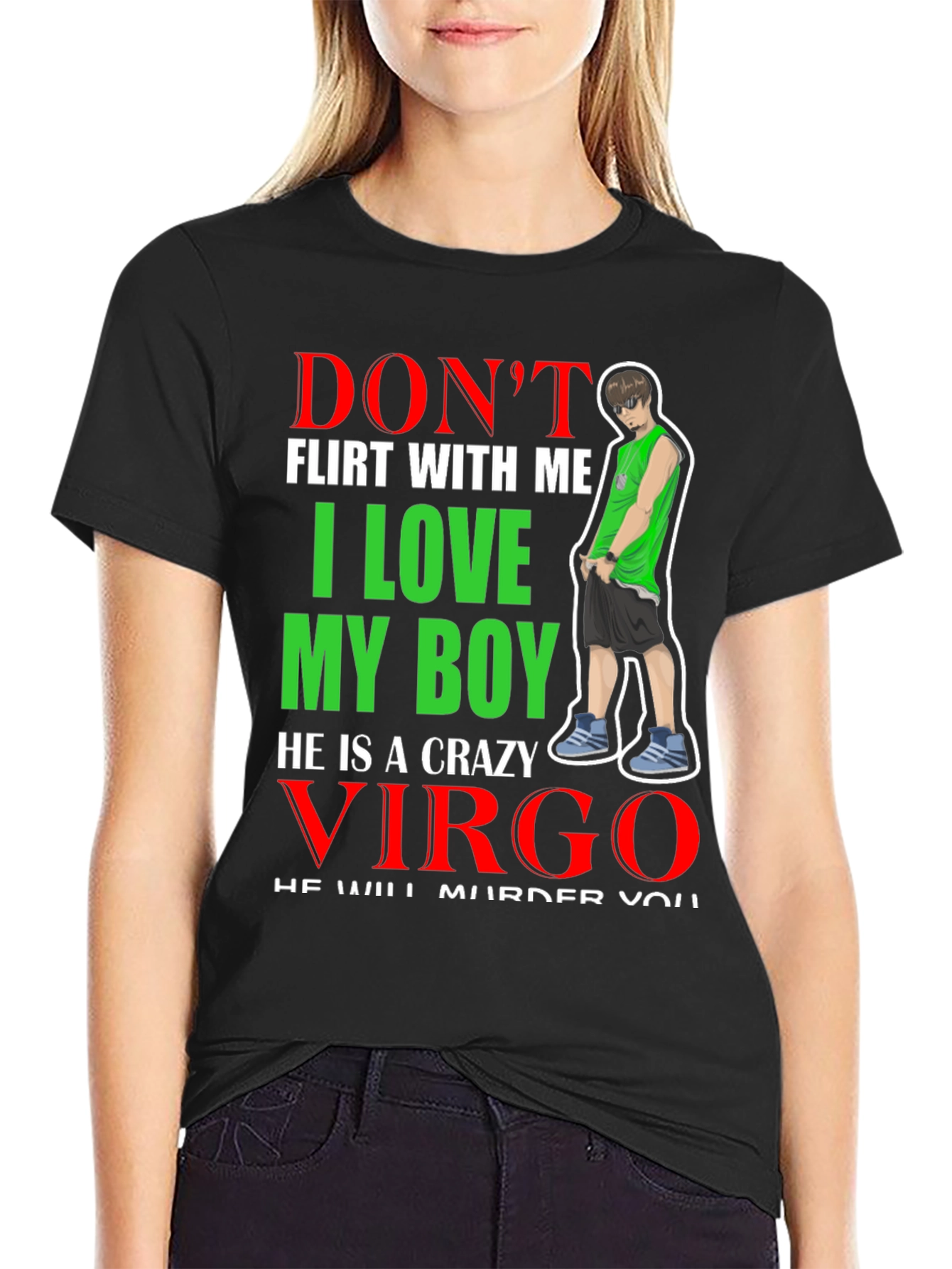 Dont Flirt With Me Virgo Boyfriend T-Shirt