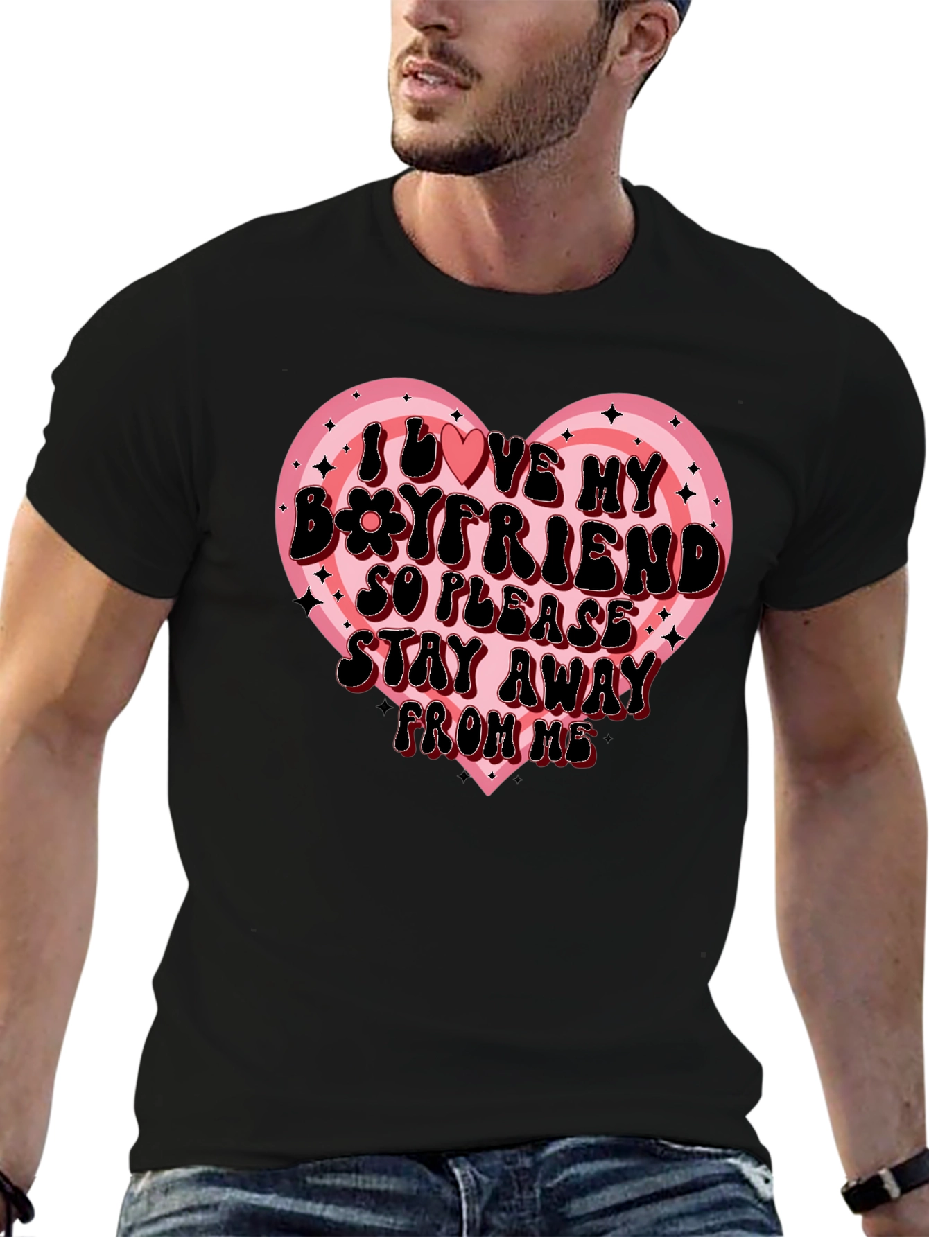 I Love My Boyfriend Graphic Tee