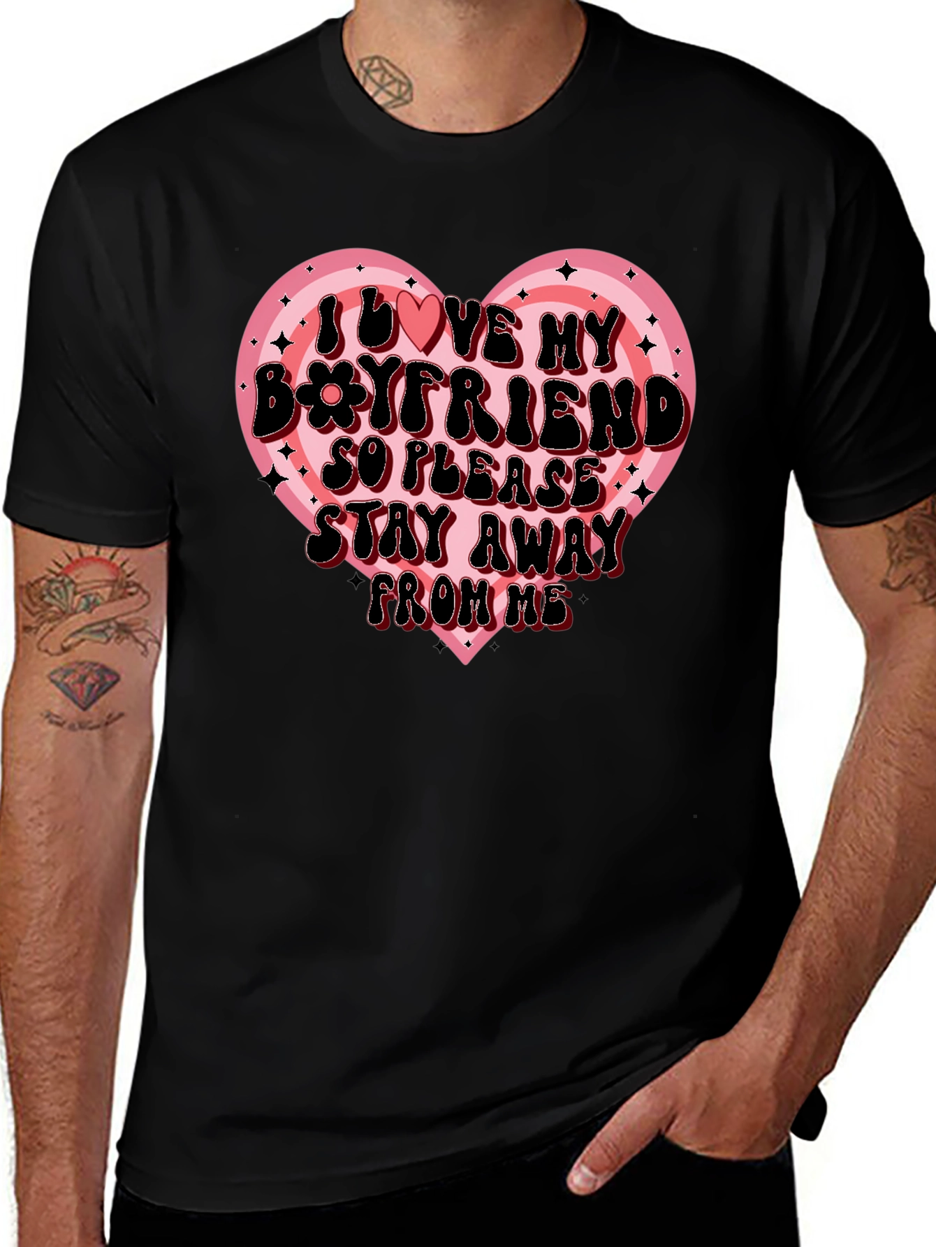 I Love My Boyfriend Graphic Tee