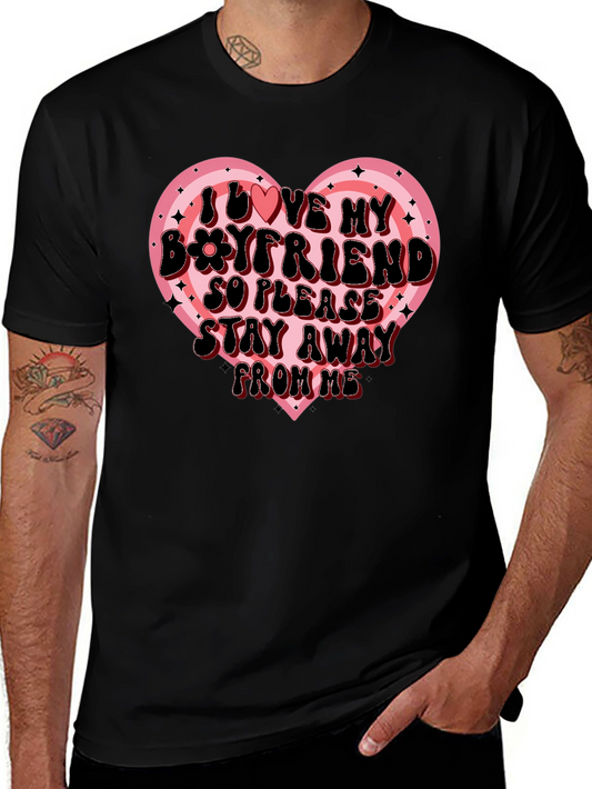 I Love My Boyfriend Graphic Tee