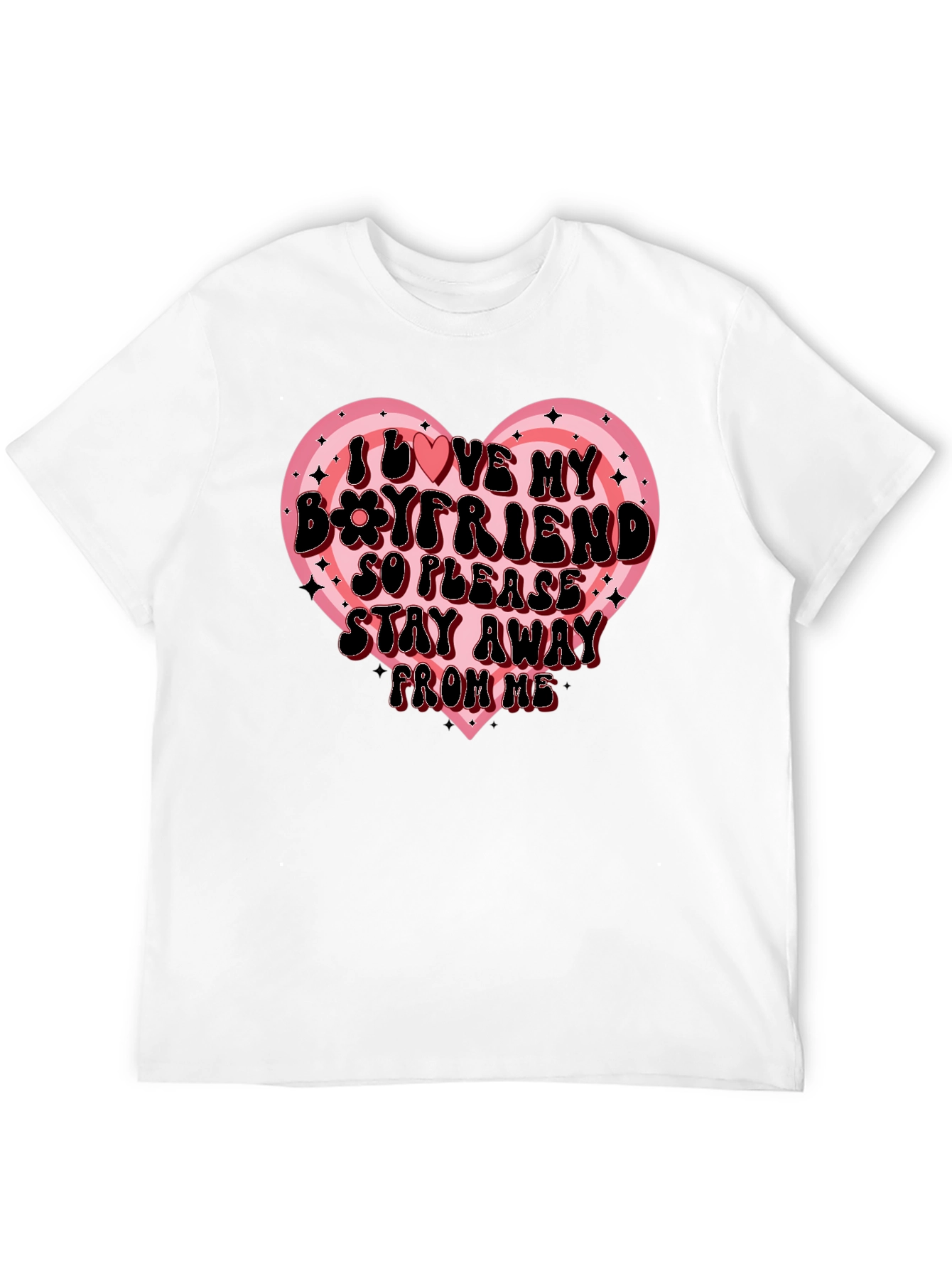 I Love My Boyfriend Graphic Tee