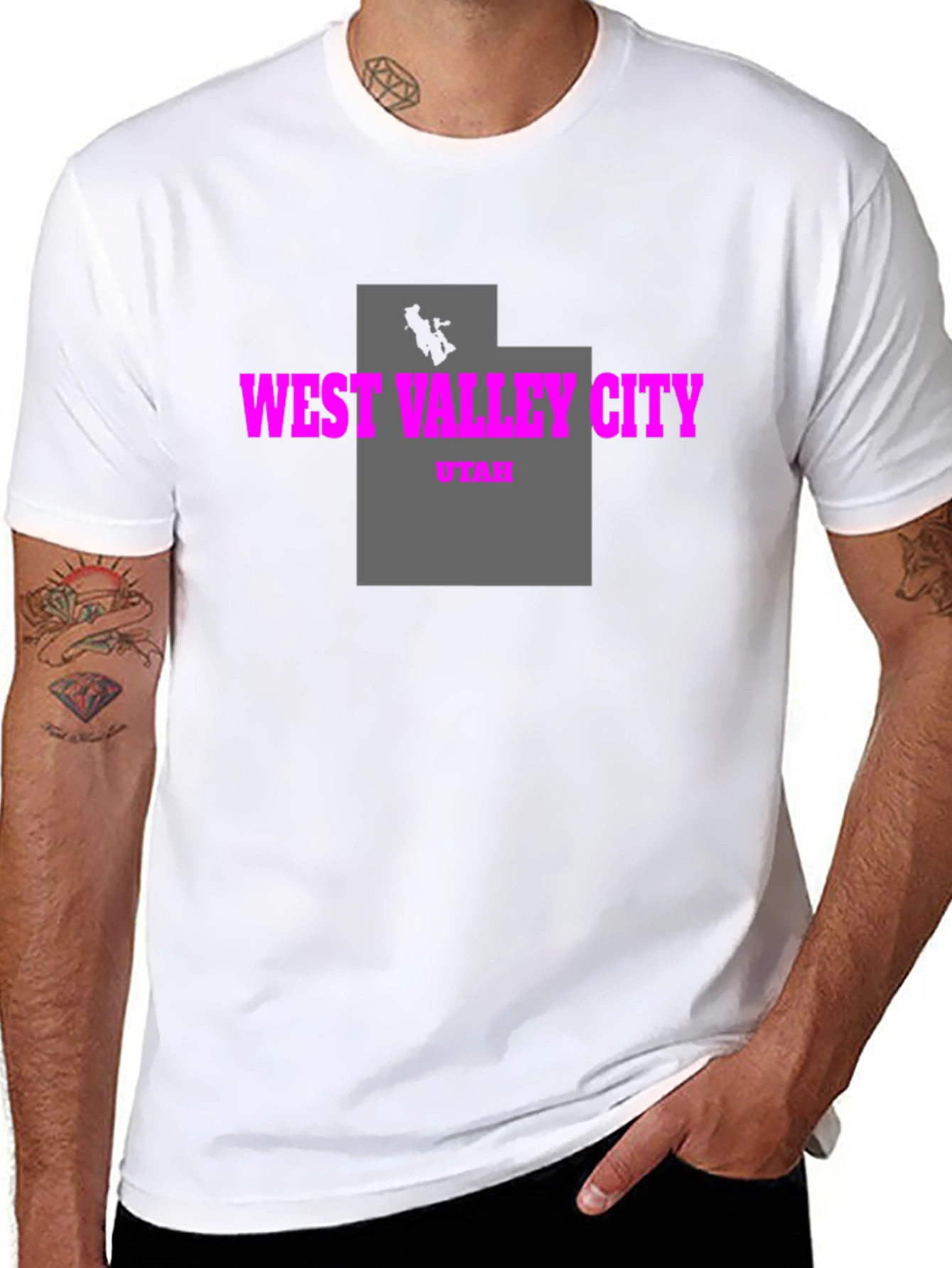 West Valley City Utah Tee - Black