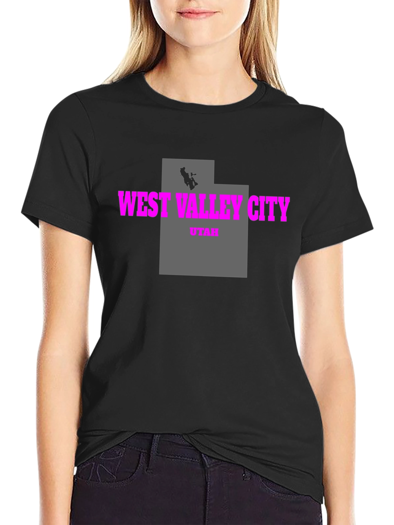 West Valley City Utah Tee - Black