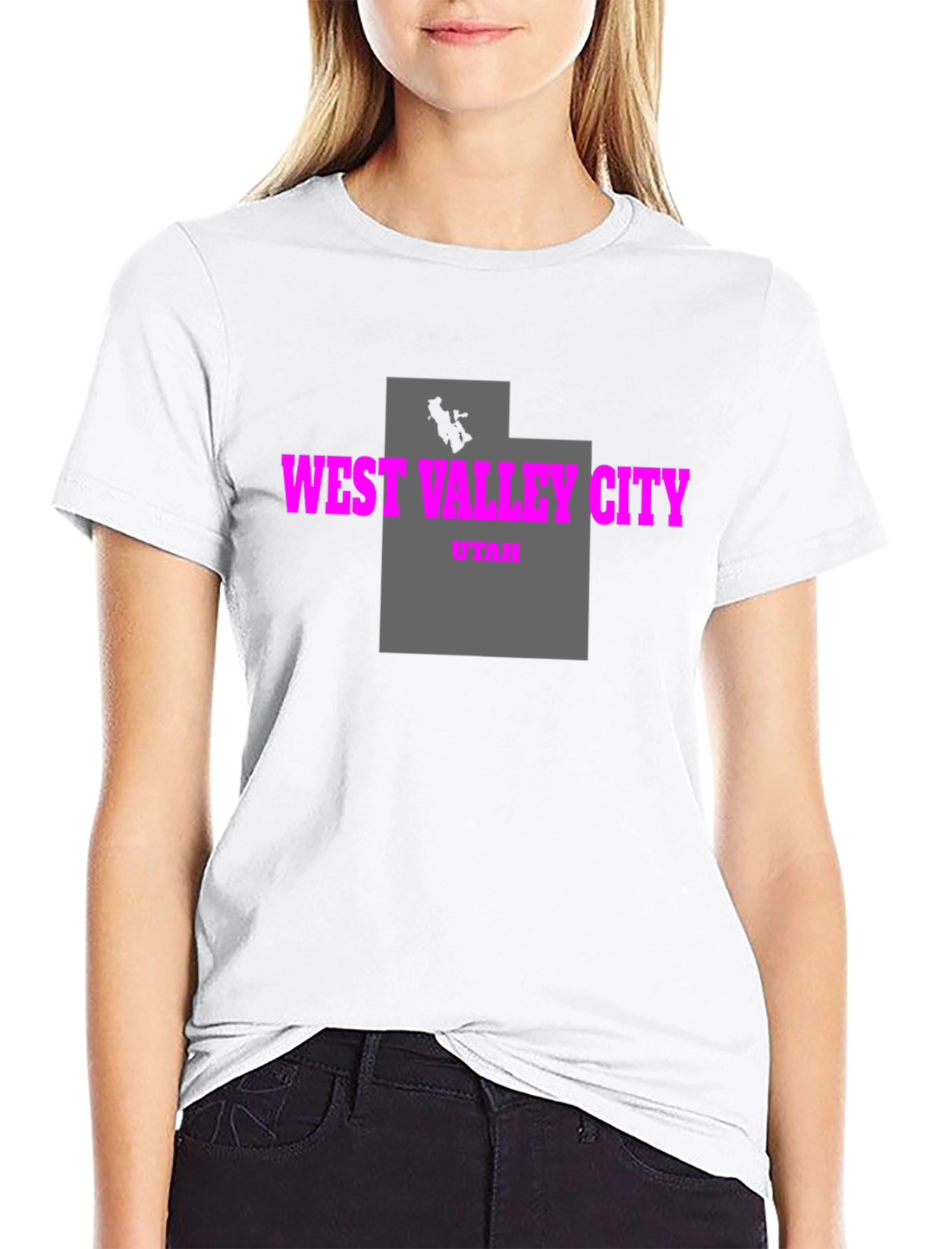 West Valley City Utah Tee - Black