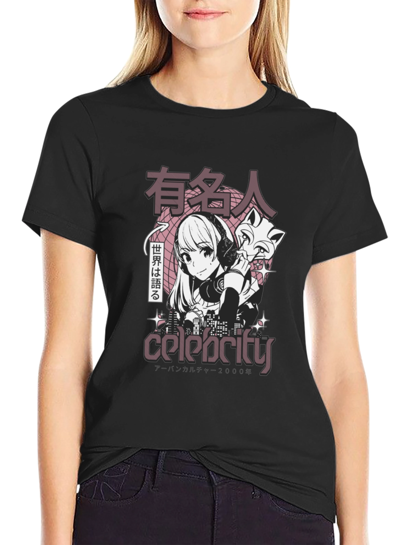 Anime Girl Graphic T-Shirt