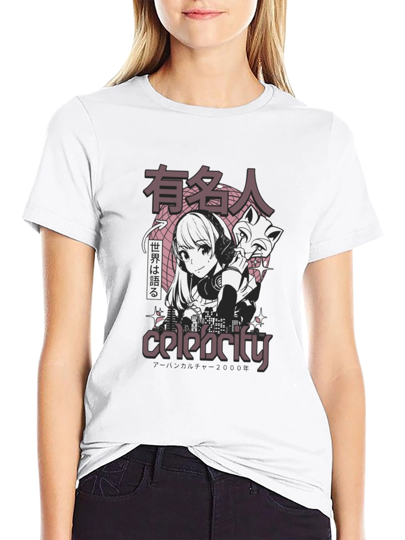 Anime Girl Graphic T-Shirt