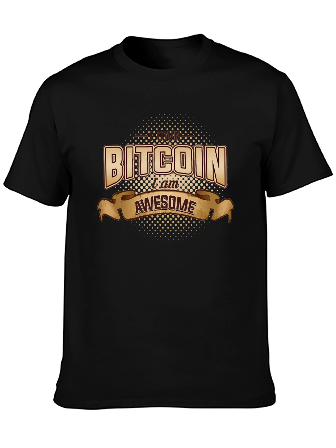 Bitcoin Awesome Black T-Shirt