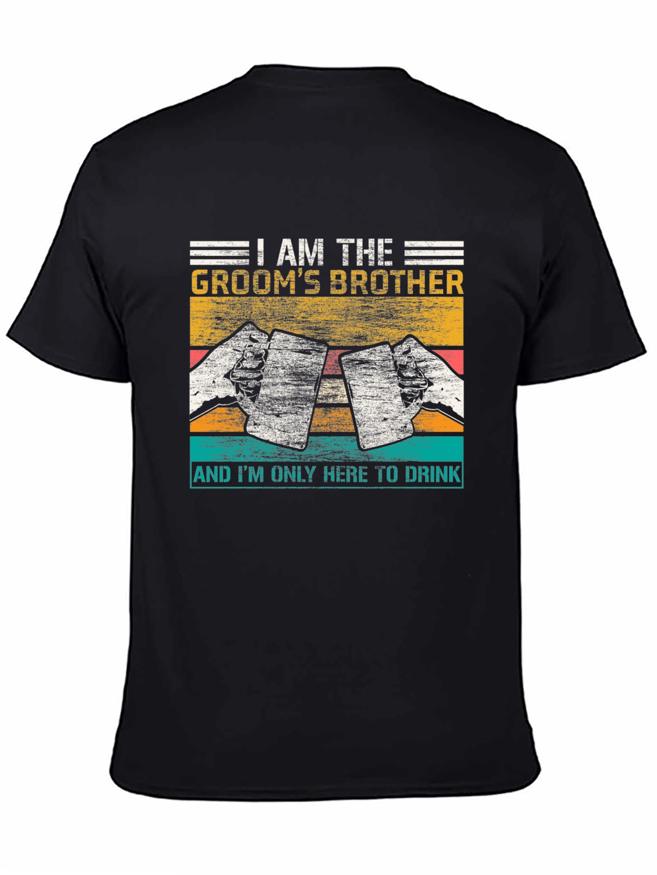 Grooms Brother Beer T-Shirt - Wedding Party Apparel