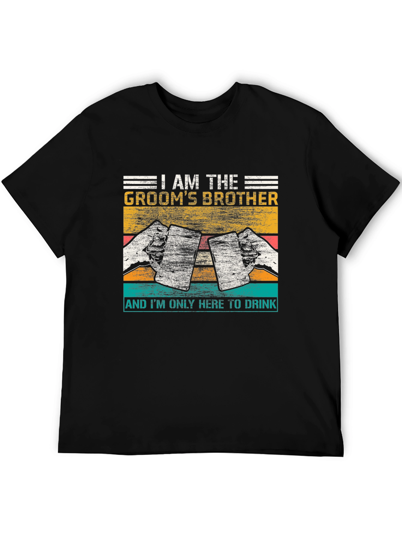 Grooms Brother Beer T-Shirt - Wedding Party Apparel
