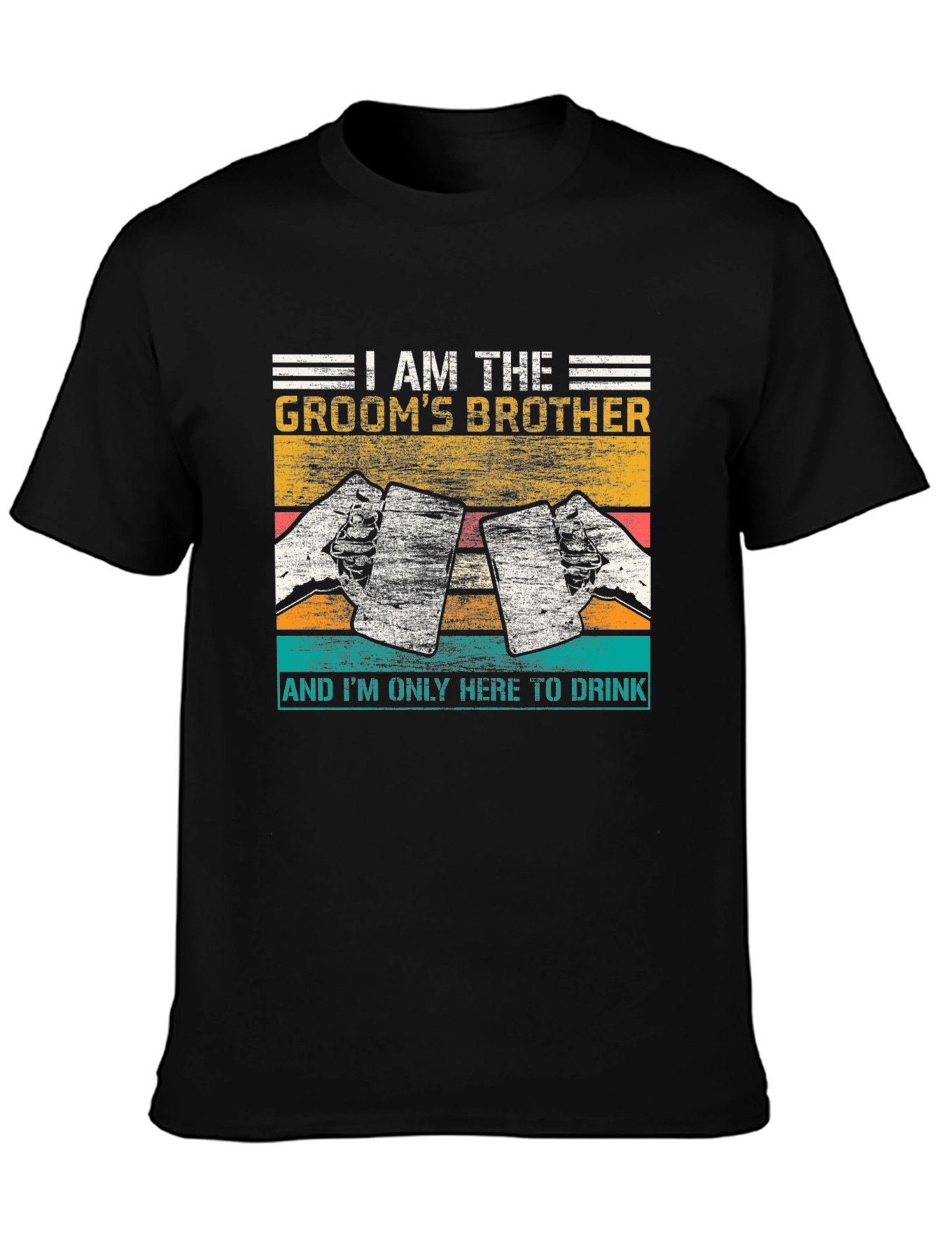 Grooms Brother Beer T-Shirt - Wedding Party Apparel