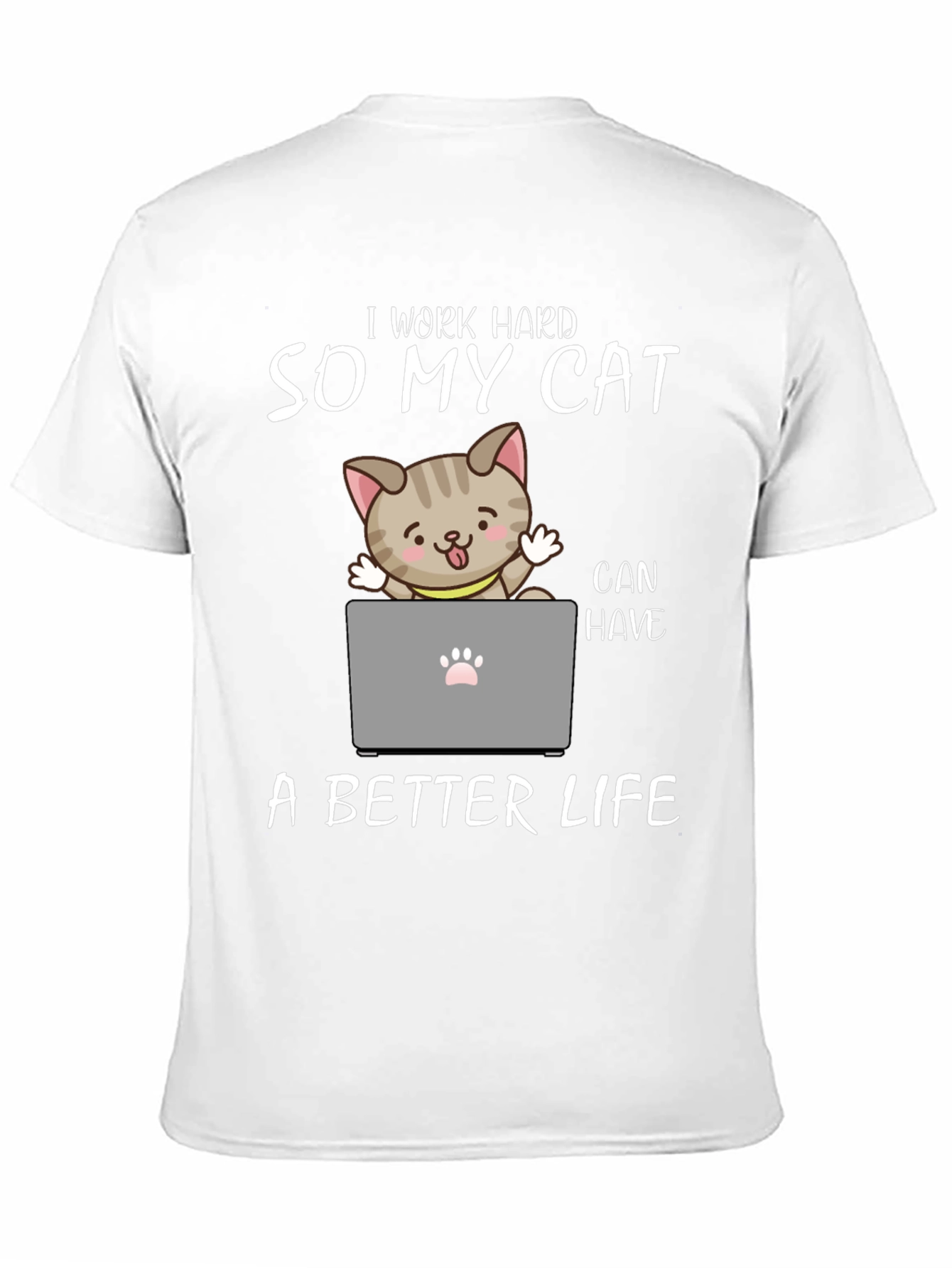 I Work Hard So My Cat T-Shirt
