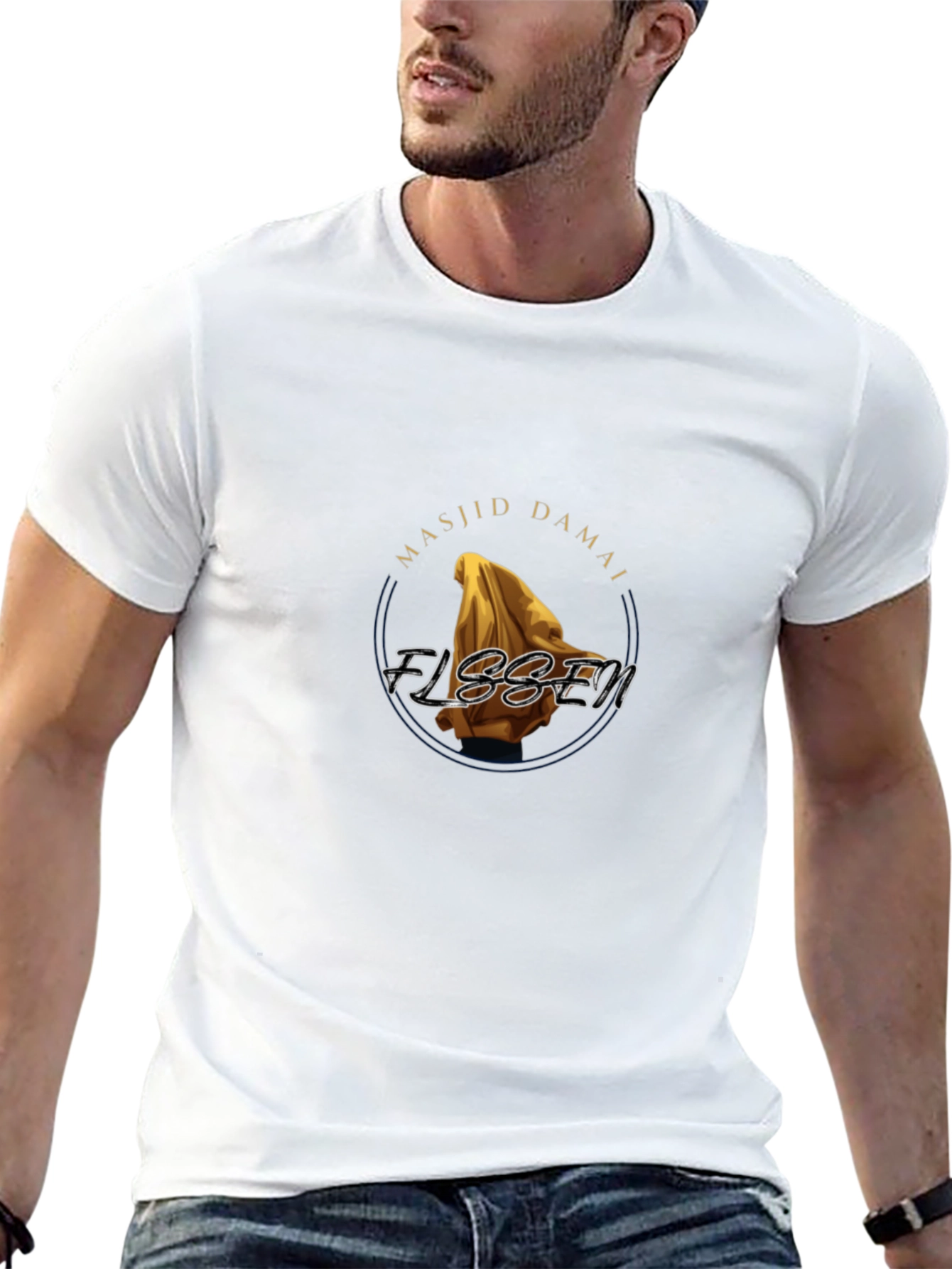Masjid Damai Flssen Graphic T-Shirt