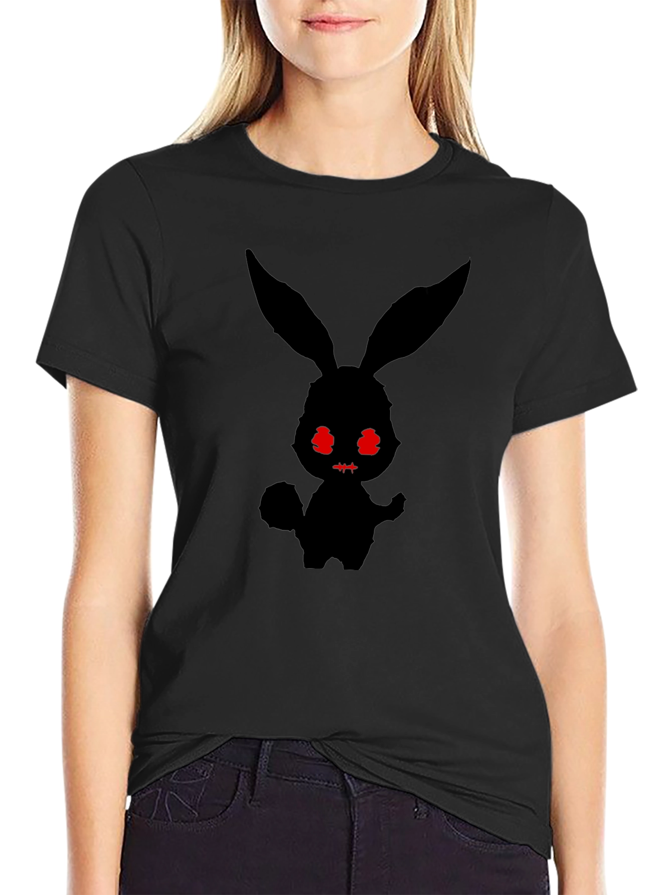 Dark Rabbit Graphic Tee - Mens Black T-Shirt