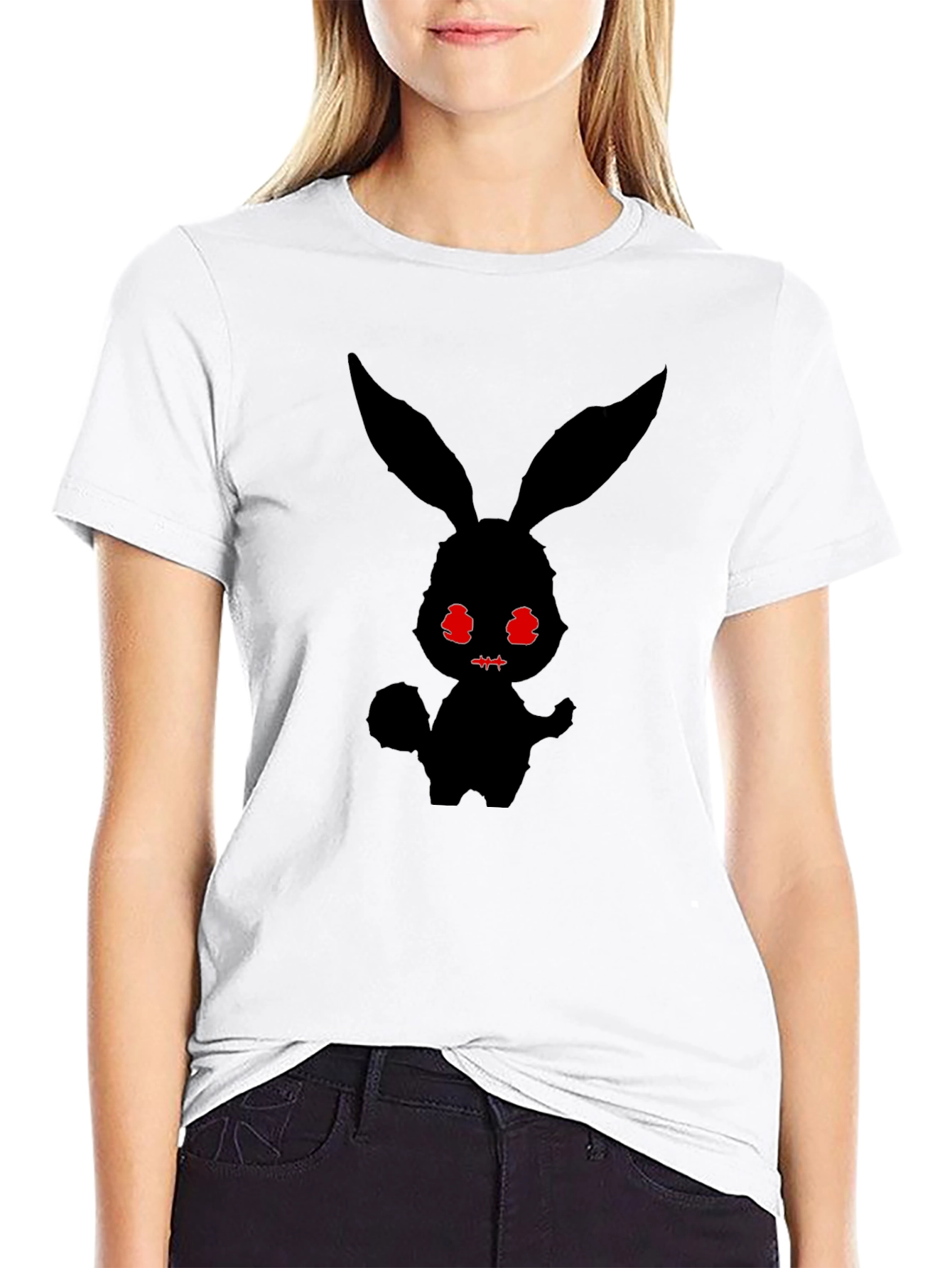 Dark Rabbit Graphic Tee - Mens Black T-Shirt