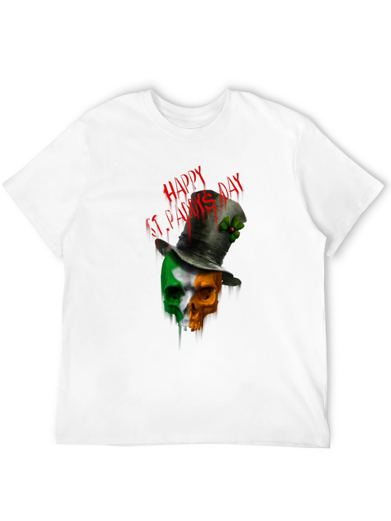 St. Patricks Day Skull T-Shirt