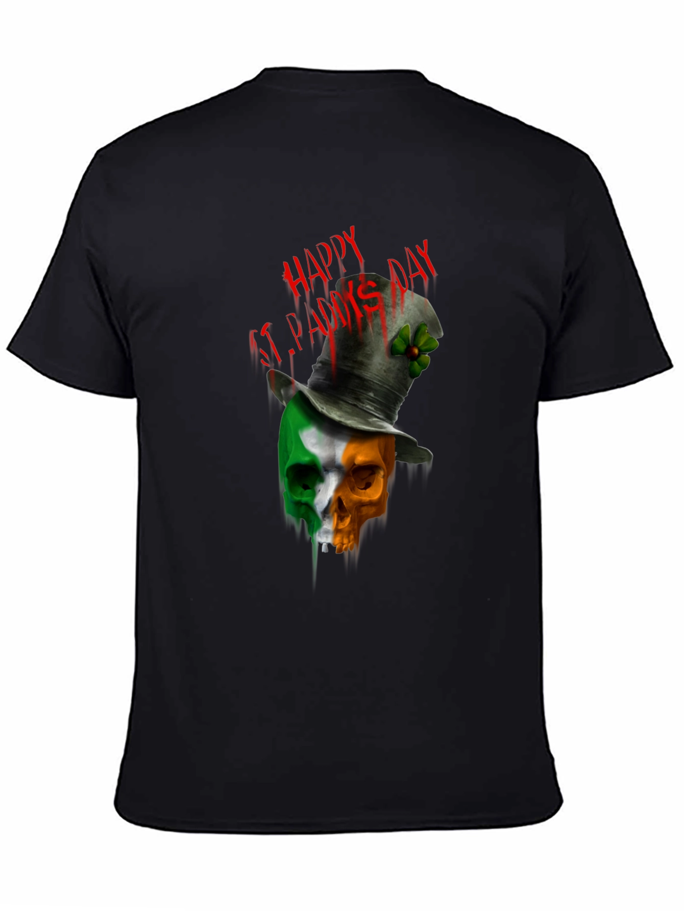St. Patricks Day Skull T-Shirt