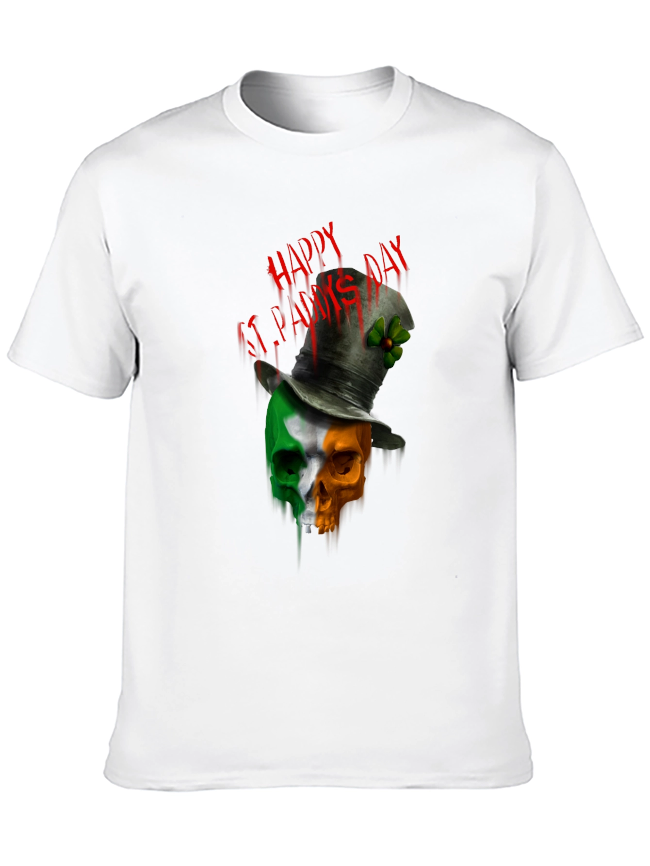St. Patricks Day Skull T-Shirt