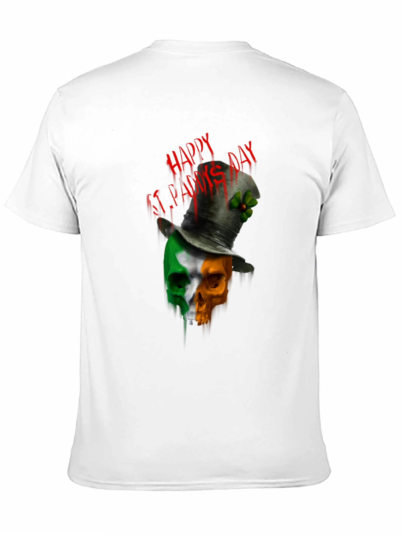 St. Patricks Day Skull T-Shirt