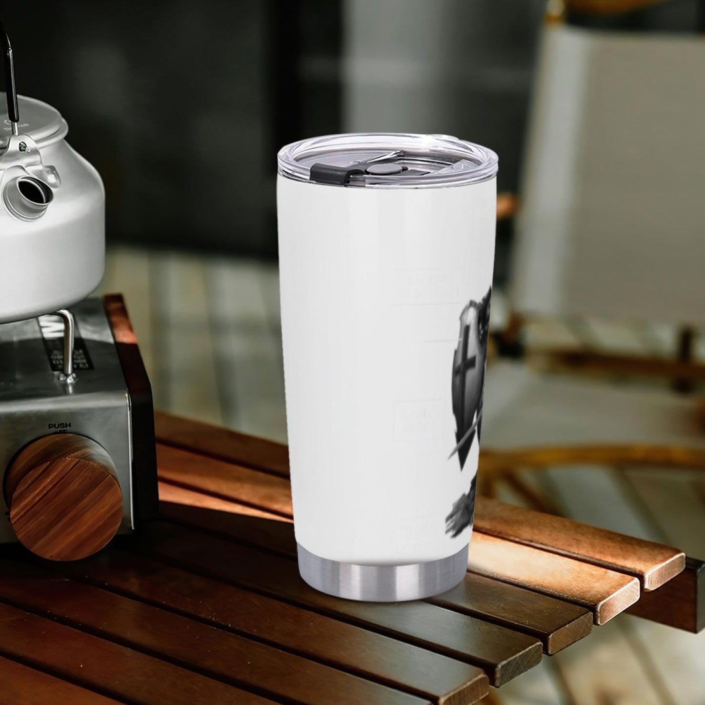Stylish Graphic Insulated Tumbler - Reusable Stainless Steel Drinkware
