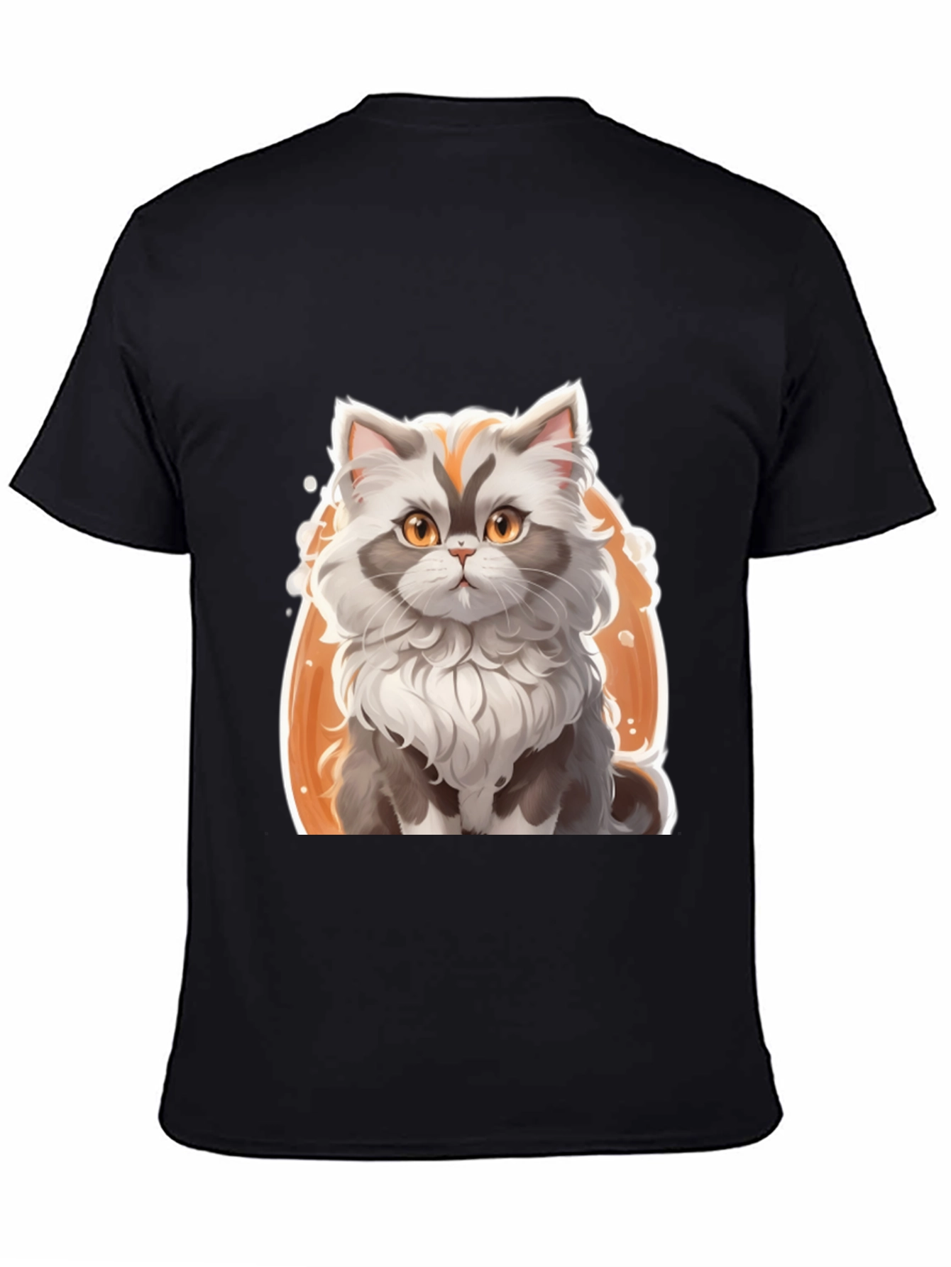 Cat Graphic Tee - Soft Cotton Blend