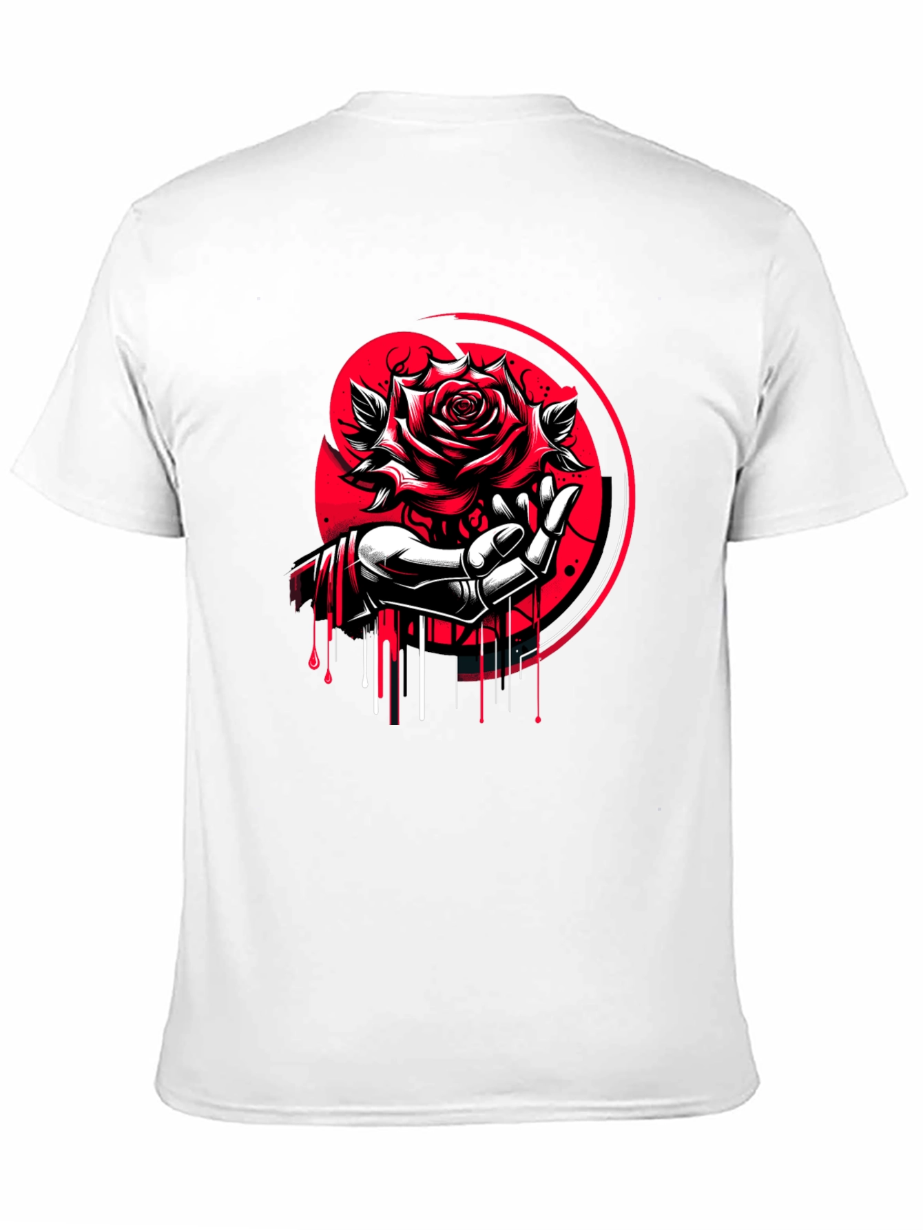 Rose & Hand Graphic Tee