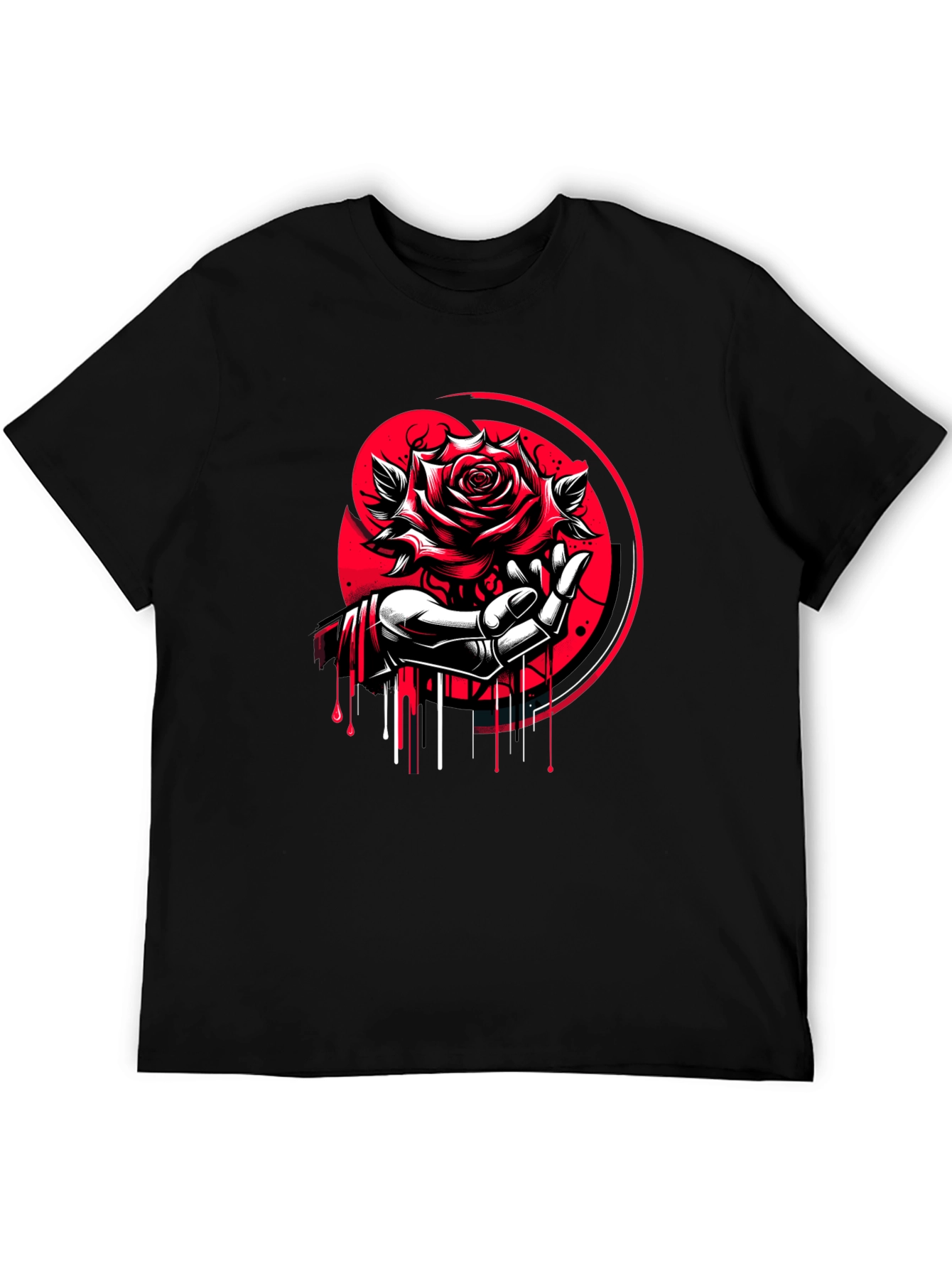 Rose & Hand Graphic Tee