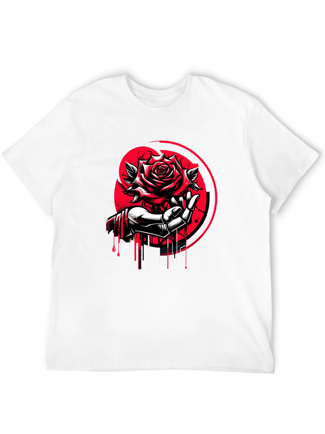 Rose & Hand Graphic Tee