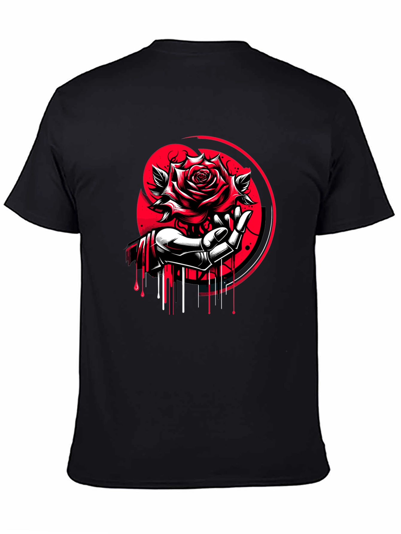 Rose & Hand Graphic Tee