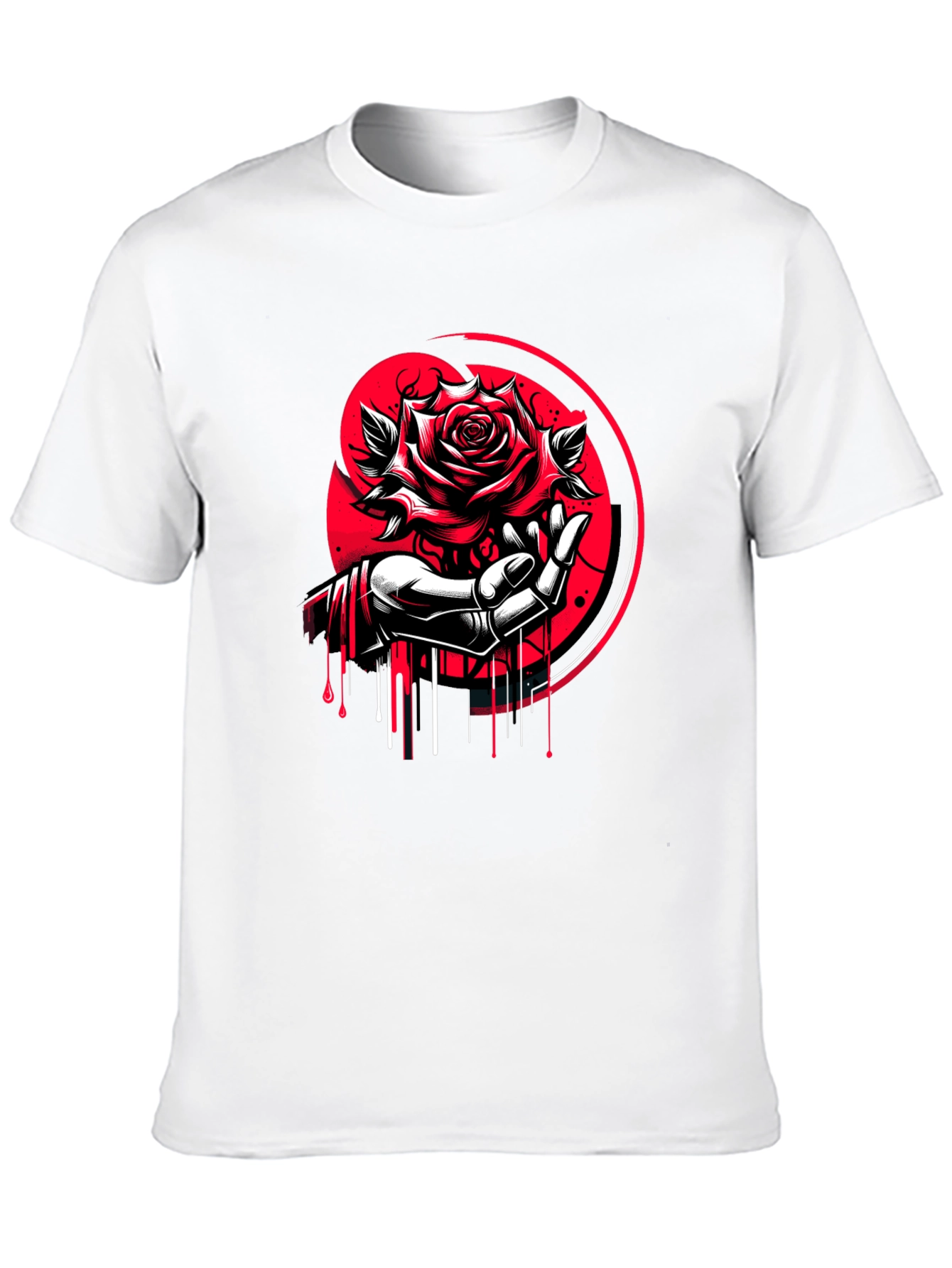 Rose & Hand Graphic Tee