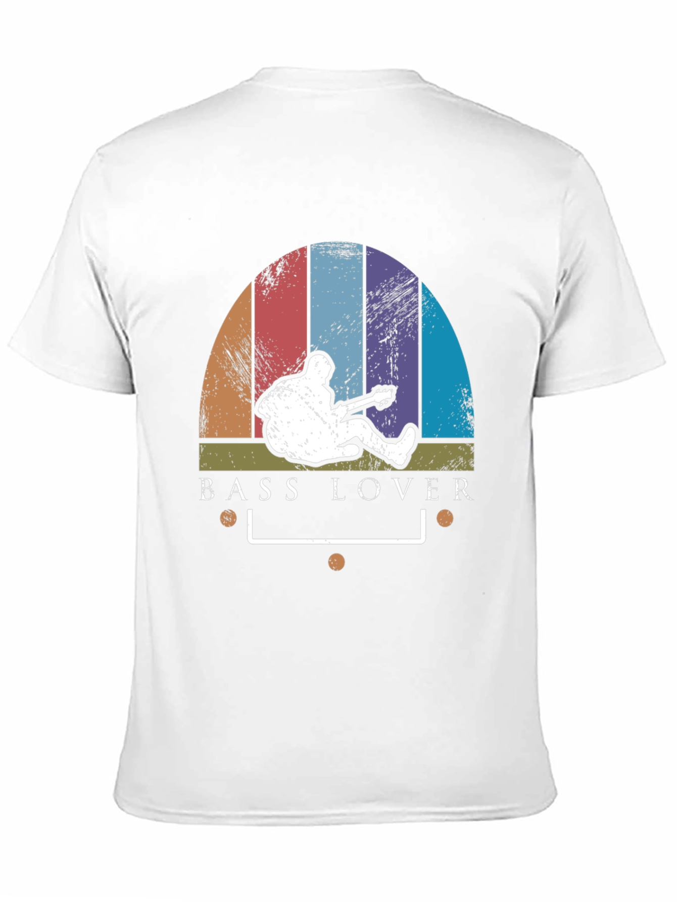 Retro Bass Lover T-Shirt - Musician Tee