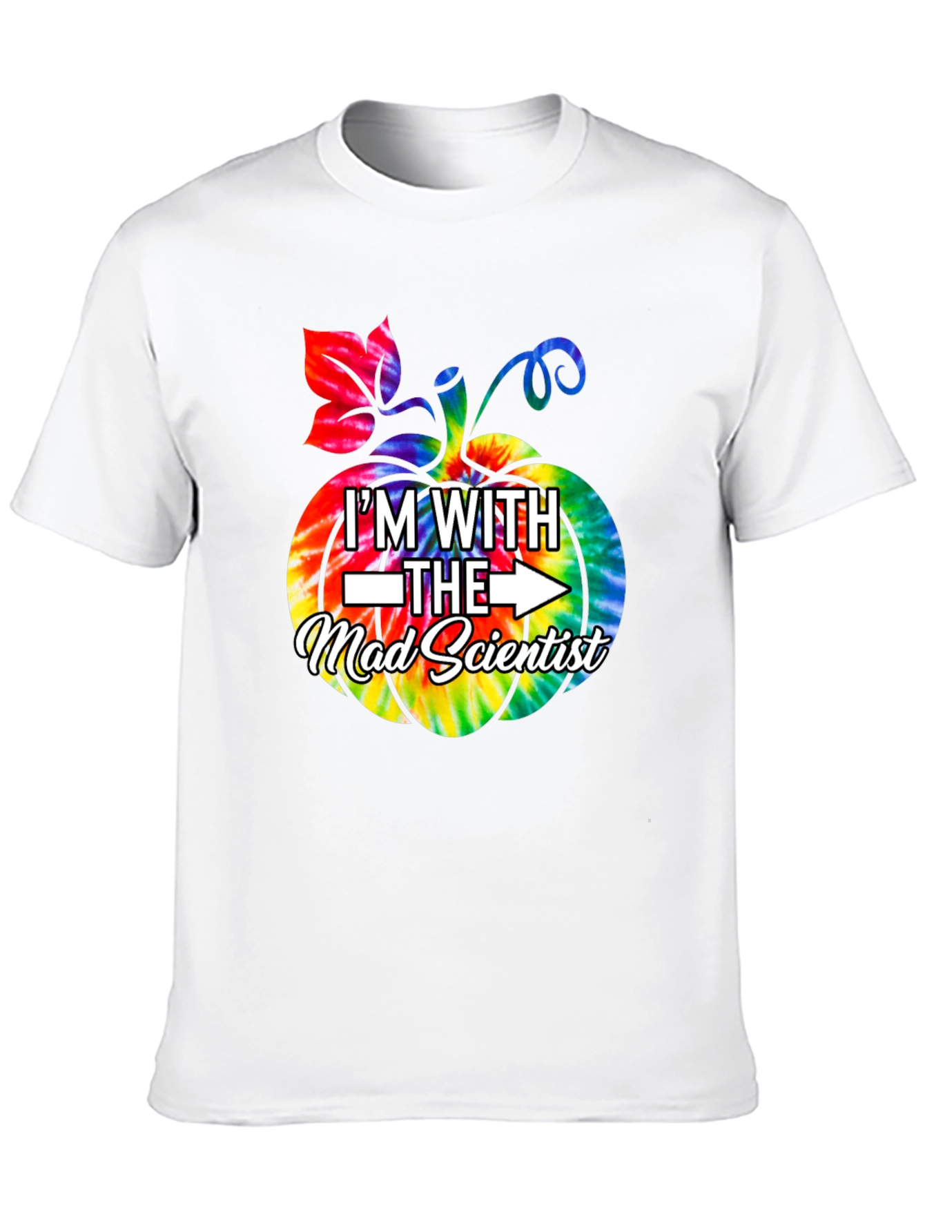 Im With The Mad Scientist Halloween T-Shirt