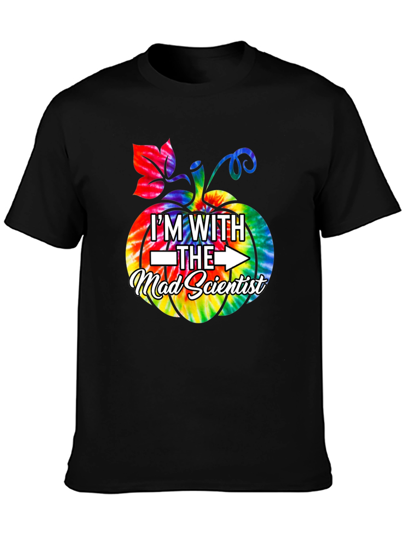 Im With The Mad Scientist Halloween T-Shirt