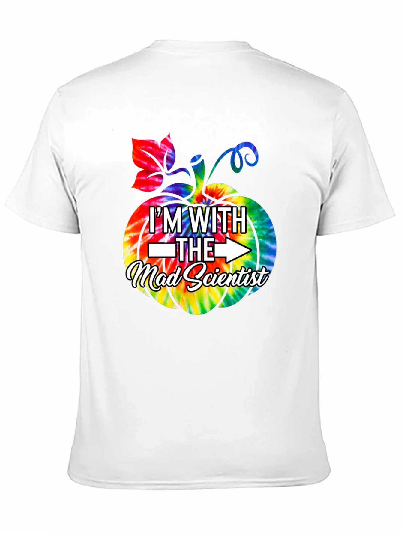 Im With The Mad Scientist Halloween T-Shirt