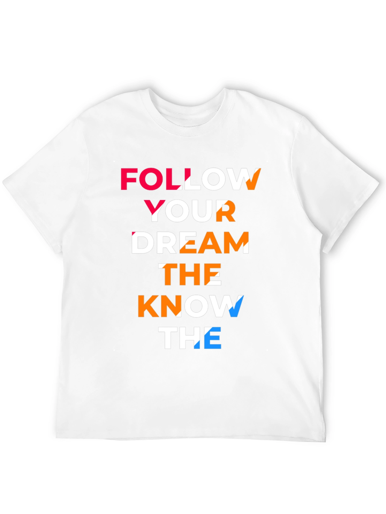Motivational Graphic Print Mens Black T-Shirt