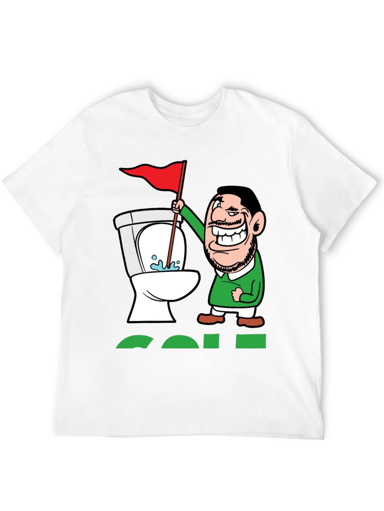 Toilet Humor Golf Tee
