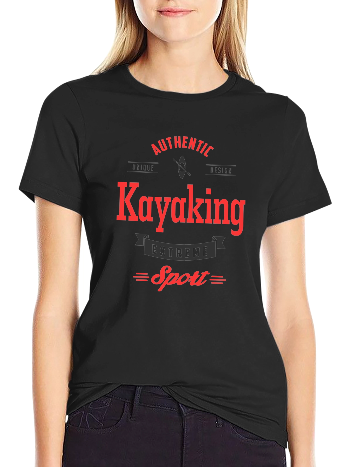 Authentic Kayaking Extreme Sport T-Shirt