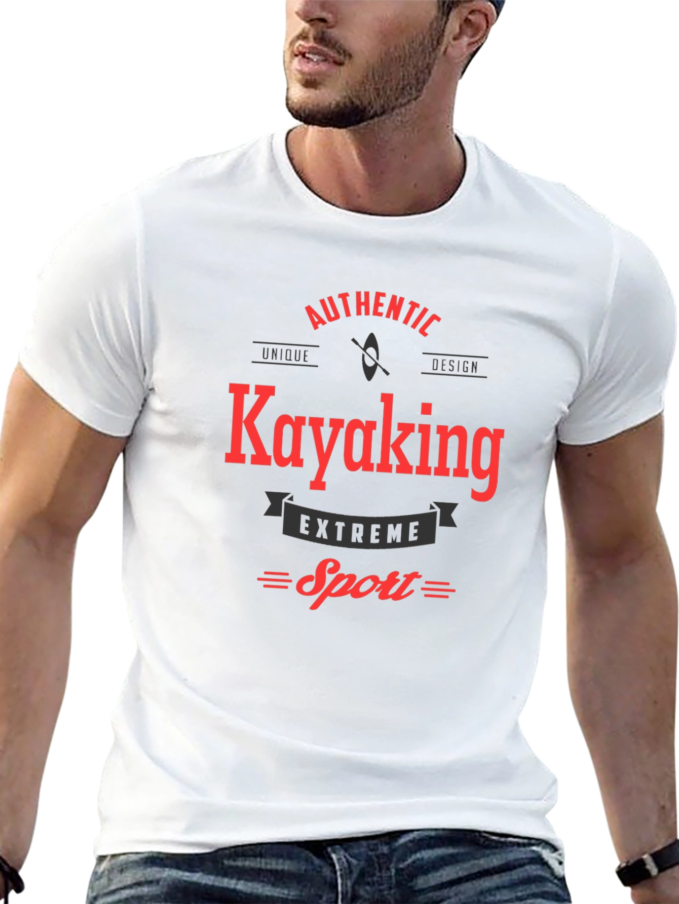 Authentic Kayaking Extreme Sport T-Shirt