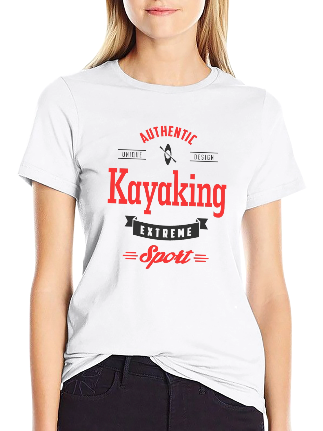 Authentic Kayaking Extreme Sport T-Shirt